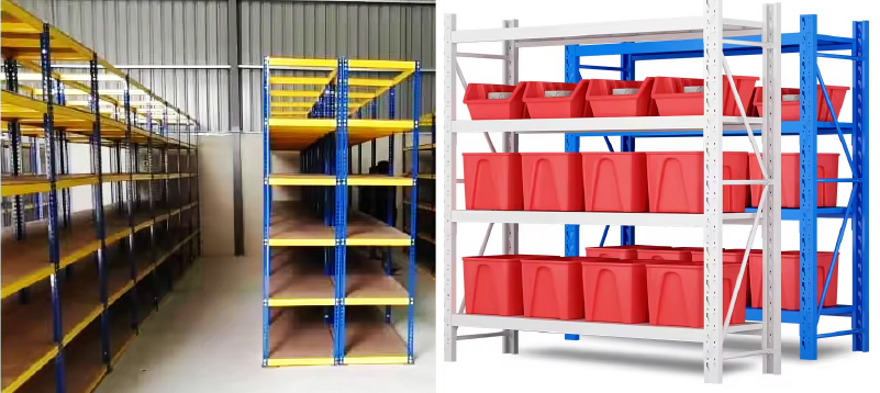 Medium Duty Rack  Carton Box Storage rack Long Span Rack Warehouse Storage Racking
