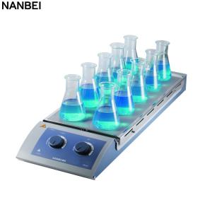 Wholesale 10 Channel Heated Magnetic Stirrer Laboratory Instrument 1100rpm from china suppliers
