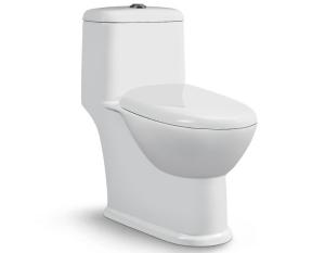 Wholesale Siphon Flushing Type One Piece Toilet With Slowdown UF Cover from china suppliers