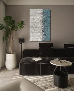 Wholesale 100% Hand Painted 3D Abstract Canvas Oil Painting For Living Room Decor Custom Size from china suppliers