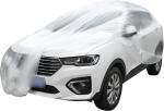Disposable Car Covers，12.5 x 21.7ft Universal Clear Plastic Car Cover，Disposable