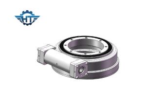Wholesale Hourglass Worm Slew Drive Gearbox With 24 VDC Planetary Gear Motors For solar energy from china suppliers