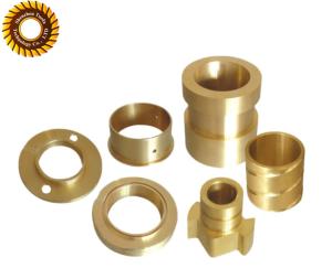 Wholesale Brass Ra0.2 CNC Turned Parts 0.1mm Tolerance Mechanical Engineeing Sandblasted from china suppliers