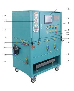 Wholesale 6HP 2HP Commercial Refrigerant Recovery Machine Freon Reclaim Machine from china suppliers