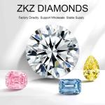 1ct Artificial Diamond Jewellery Lab Grown Engagement Rings VS2-VVS1
