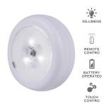 DC6V 5000K Battery Operated Color Changing Puck Lights