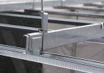Hotel Ceiling Suspension System Galvanized Steel Metal Profiles 0.40-1.0mm