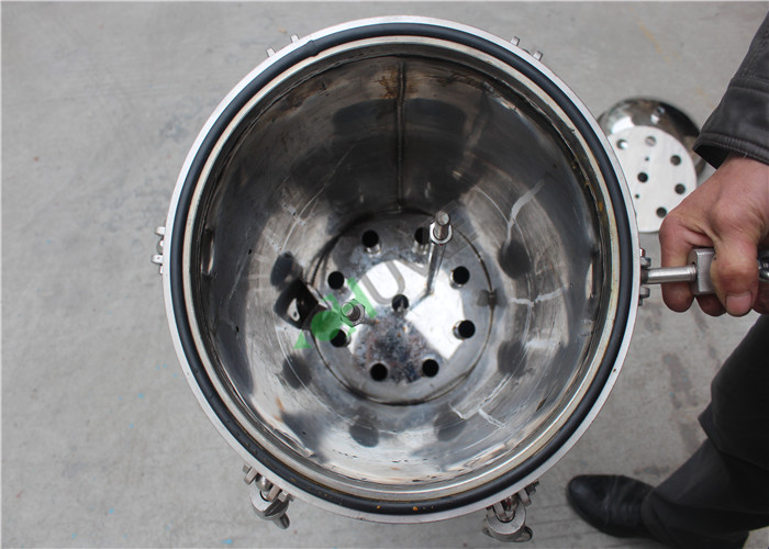 304 316L Stainless Steel Cartridge Filter Housing With 10'' 20'' 30'' 40'' Length