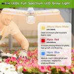 240 Volts Voltage 150W LED Plant Growth Light Bulb Full Spectrum for Indoor