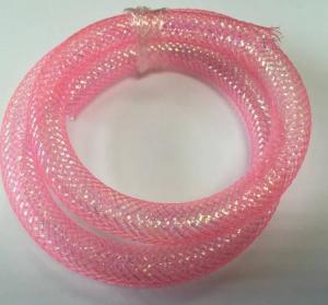 Wholesale PET Decorative Wire Mesh Sleeve Covers , Expandable Mesh Tube from china suppliers