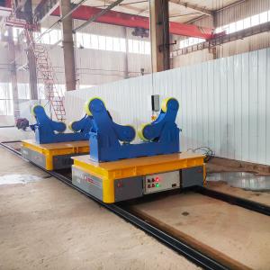 Wholesale 8 T Battery Powered Transfer Cart Platform Container Handling Rail Wagon from china suppliers
