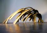 Customized Cast Metal Sculpture Abstract Style Modern Public Decoration
