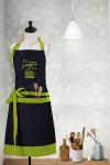 Embroidered 100% Cotton Professional Apron for Men & Women with Adjustable Neck