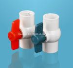 Low Temperature Socket PVC Ball Valve for 11/4" Brown Water Pipe in Brazil