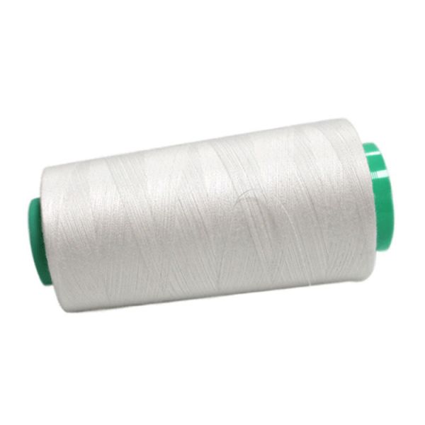 40/2 Spun Polyester Sewing Thread White Uv Resistant Sewing Thread