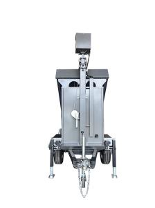 Wholesale Solar Power Security Smart Camera Cctv Trailer Cold Galvanizing For Warehouse Monitoring from china suppliers