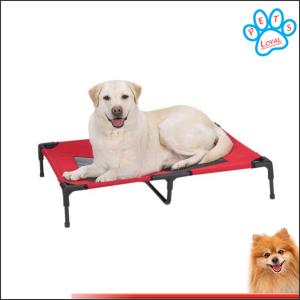 Wholesale elevated dog bed for large dogs Steel-Framed Bed Cot with Knitted Fabric China Factory from china suppliers