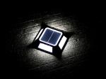Aluminum Waterproof Solar Dock Light 3600K Outdoor Solar Powered LED Lamp