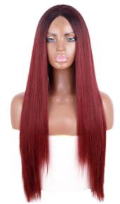 Wholesale Blonde Straight Natural Human Hair Wigs Extensions Red Color from china suppliers