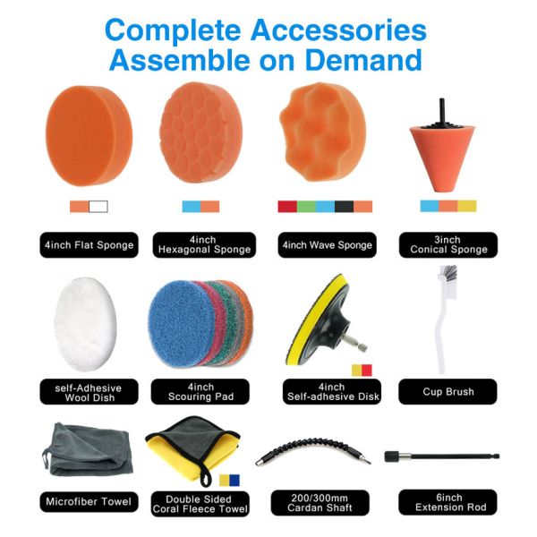 2/3.5/4/5Inch Drill Cleaning Brush Power Brush For Drill