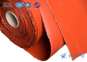 Wholesale Ozone Resistant 1m 1.2m Width Red Silicone Fiberglass Fabric from china suppliers