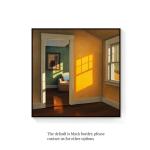 Elegant Nordic Art Deco Canvas Print 'Sunshine Window' Living Room Wall Decor