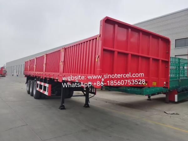 Pallet Transport Sidewall Semi Trailer 20000kg-70000kg Cargo Container Trailer