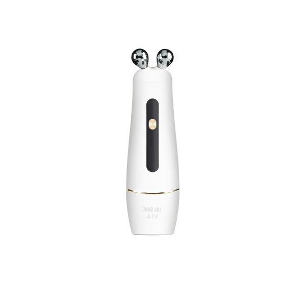 Vibrating Face Massager Face Eye Skin Care Mini Electric EMS LED Light Face