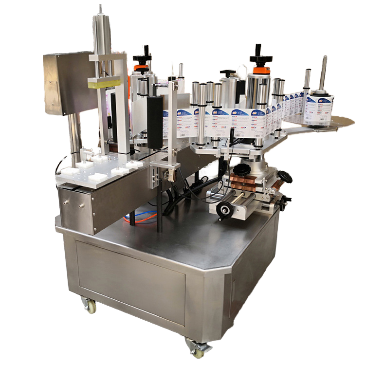 Automatic Double-Sided Laundry Detergent Labeling Machine Semi-Automatic Square