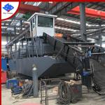 Floating Debris River 0.8m depth Trash Skimmer Machines Trash Collecting Boat