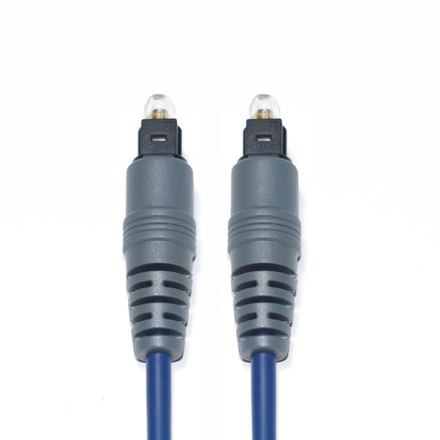 Toslink Audio Optical Fiber Cable Blue Spdif Plastic Square Soket 1.0mm PMMA 1M 2M For TV cD Player