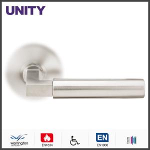 Wholesale Stainless Steel Fire Door Lever Handle EN1906 and EN1634 Satin Finish from china suppliers