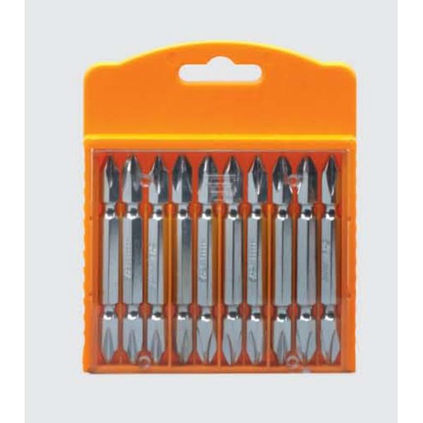 Red Color Precision Screwdriver Bits Double Ends Phillips 1/4'' Drill Bits PH2 Hand Tool Sets