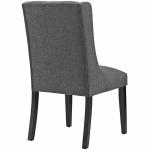 Kitchen Fabric Covered Dining Chairs , Fabric Parsons Chair Tufted Upholstered