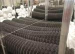 6 Gauge 6 foot galvanized Industrial Chain Link Fence Gate , Chain Link Wire