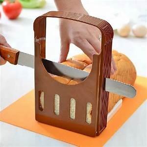 Quality ECO Friendly Kitchen Baking Tools Plastic bread Slicer Adjustable With FDA for sale