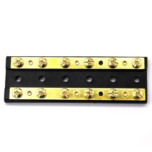Wholesale 12 / 24V Automobile Ship Yacht Bus Bar 12Bit Convergence Double Row 6Bit 60A from china suppliers