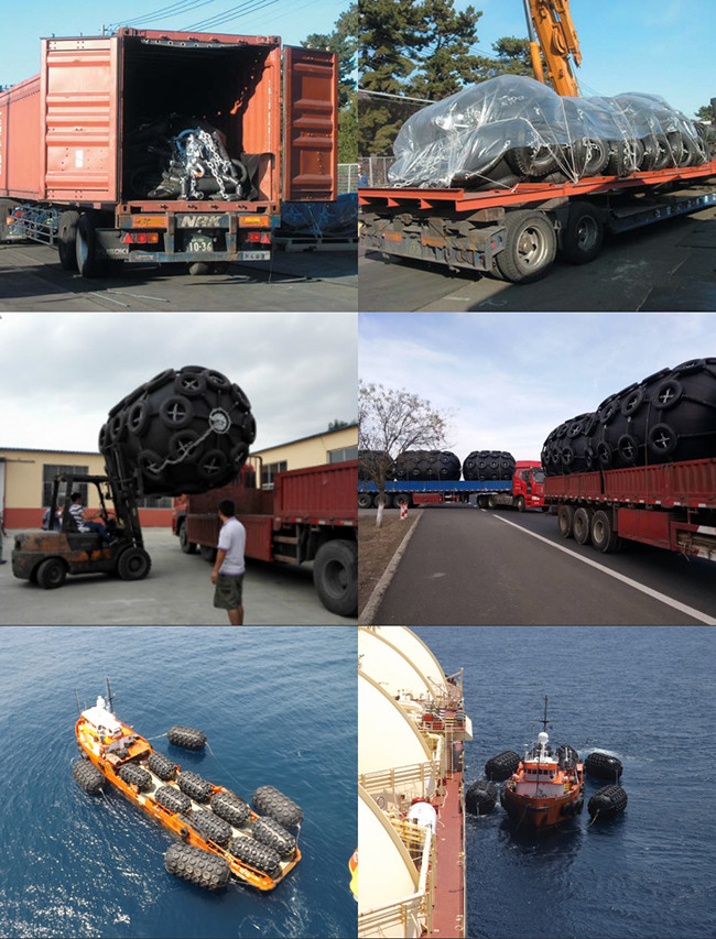 Dock Jetty Pneumatic Rubber Fender Yokohama Inflatable Anti Collision