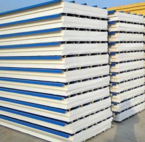 Wholesale Durable Prepainted 75mm eps sandwich panel for Commercial Warehouses from china suppliers