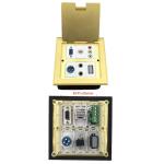 VGA Audio HDMI Multimedia Combination Brass Floor Ground Sockets Outlet Box
