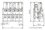 Spring-cage Clamp Terminal Female Standard Style Pitch: 5.00mm/0.197 in