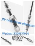 Involute Spline Screw Shafts Plastic Twin Screw Extruder Parts For Puffed Food