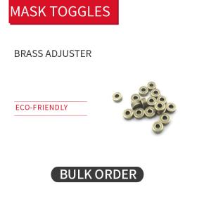 Wholesale ABS Antique Brass Plating Toggles For Face Mask 3mm*6mm from china suppliers