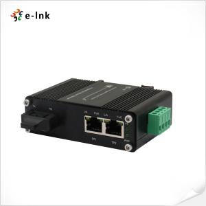 Wholesale 2 Port Gigabit 90W 802.3bt PoE Ethernet Media Converter With 1 Port 100/1000x SC Fiber from china suppliers
