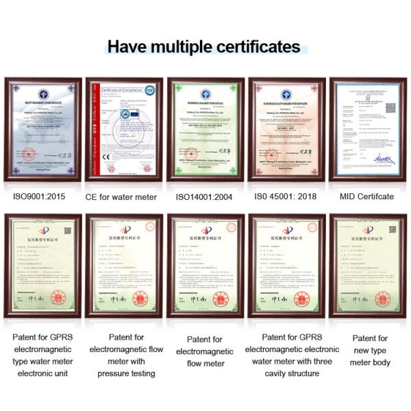 Digital Lora Small Smart Water Meter Not Wifi Wireless Remote Reading with Concentrator