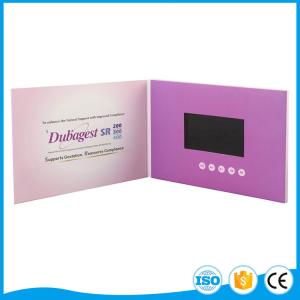 China 2.4 To 10 Inch Video Mailer Card A4 / A5 Mp3 / Mp4 Customize Lcd Screen on sale