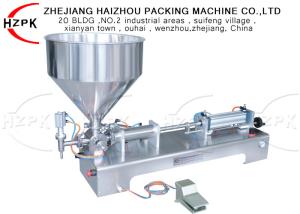 Wholesale Stable Semi Automatic Paste Filling Machine , 20W Pneumatic Filling Machine from china suppliers