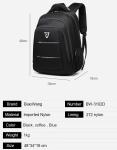 Large Custom Travel Backpack Leather Zip Motorcycle Ventilative Compartment