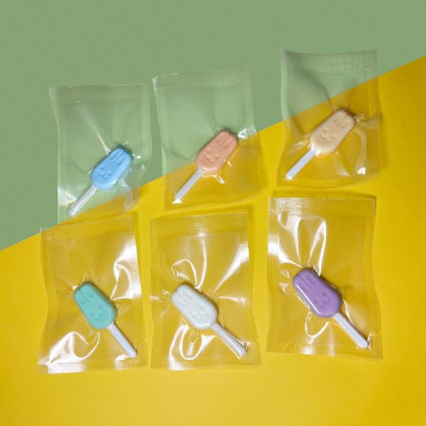 Bunny Shape Dental Aligner Chewies With Strawberry Orange Favours