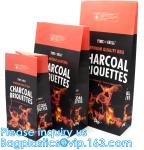 Charcoal Briquettes, BBQ Kraft Paper Charcoal Bag, Grill Packing Bag, Size 3kg